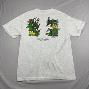 The Hundreds Hula Dancer Graphic T-Shirt Mens Medium Heather Gray Tropical Tee